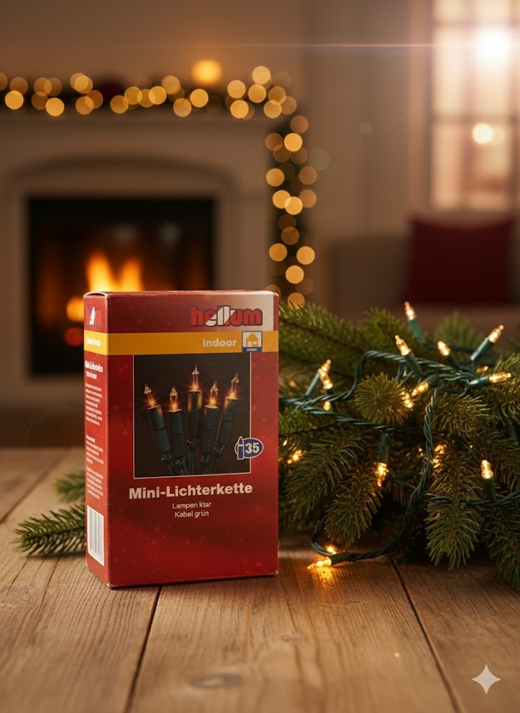 Hellum Mini-Lichterkette 35 Kerzen